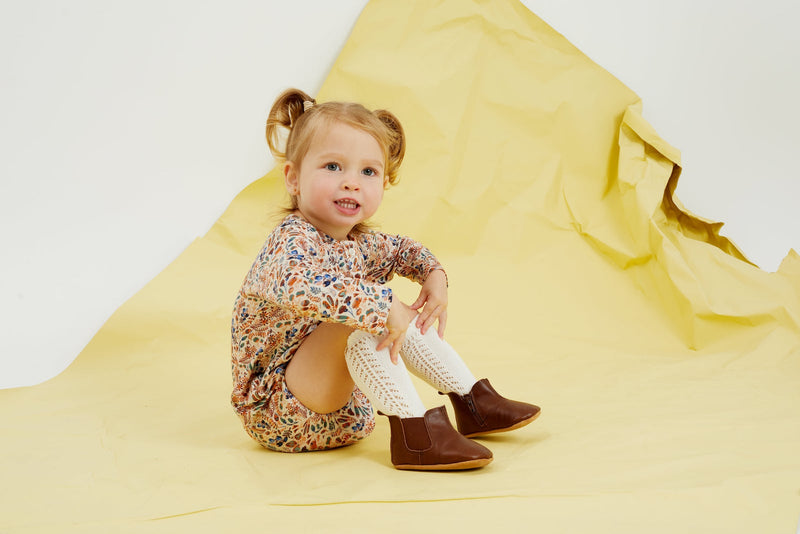 Baby shoes by kit & kate in brown