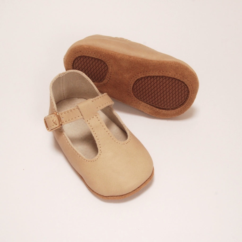Classic baby T-bars in leather by Kit & kate Australia online