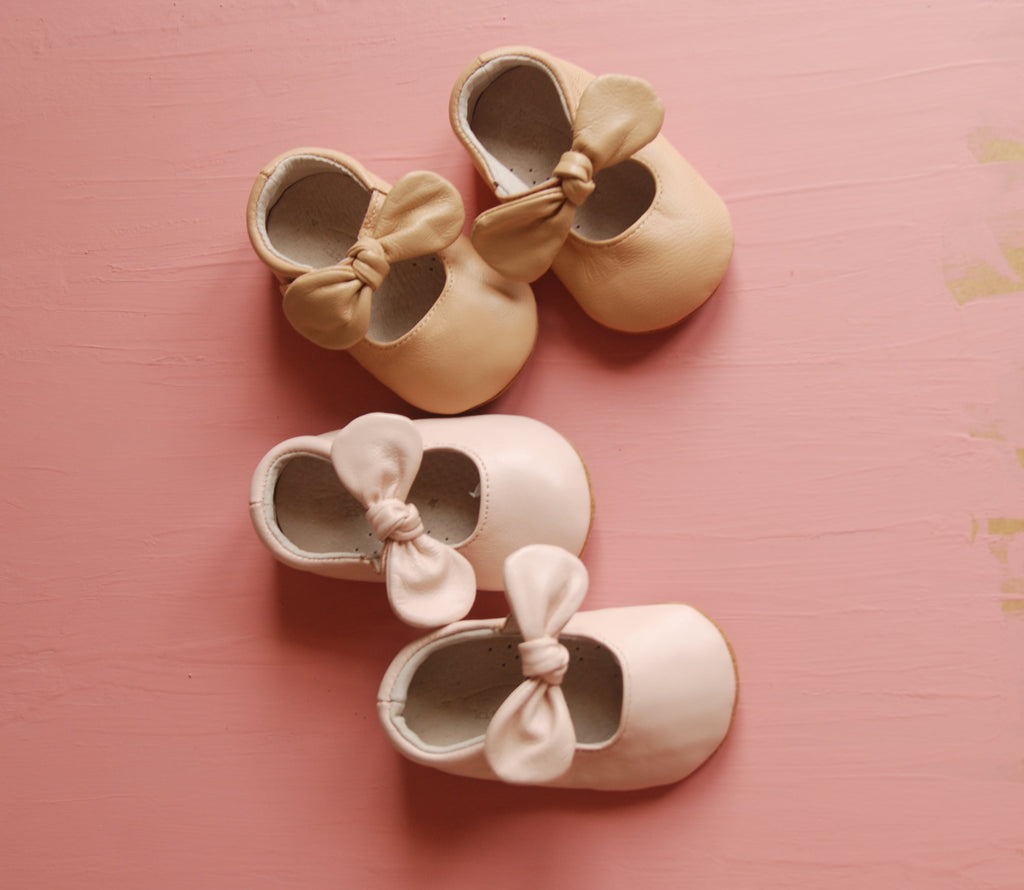 Minnie Baby Shoes - Camel