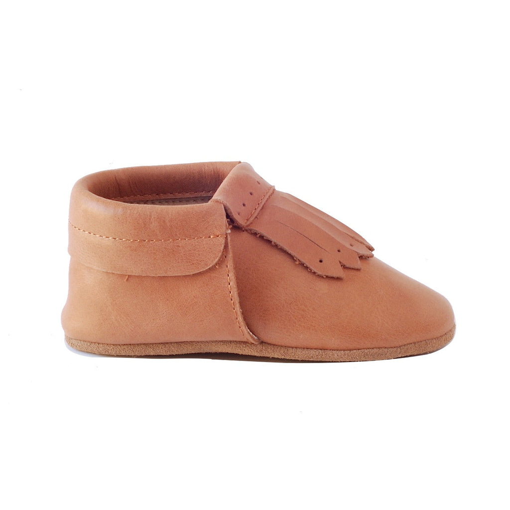 Baby Loafer Moccasins in Leather with Soft Soles for Toddlers and first walkers