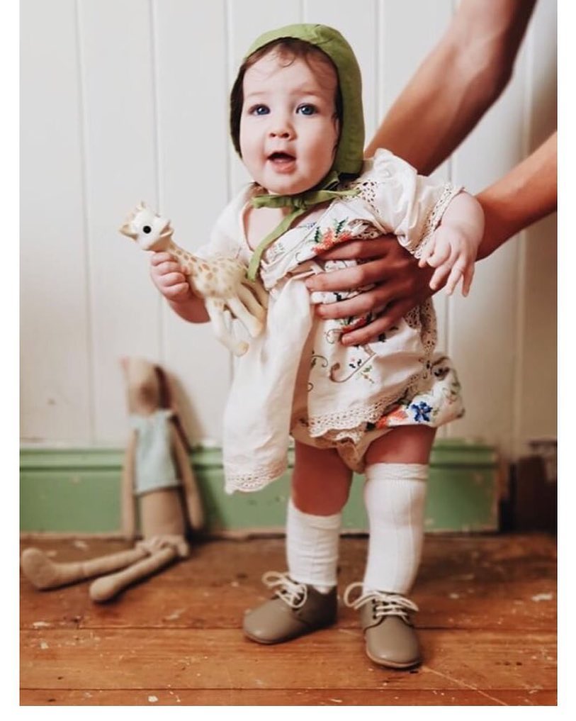 Oxfords for Babies and Toddlers in Natural Leather with Soft Soles