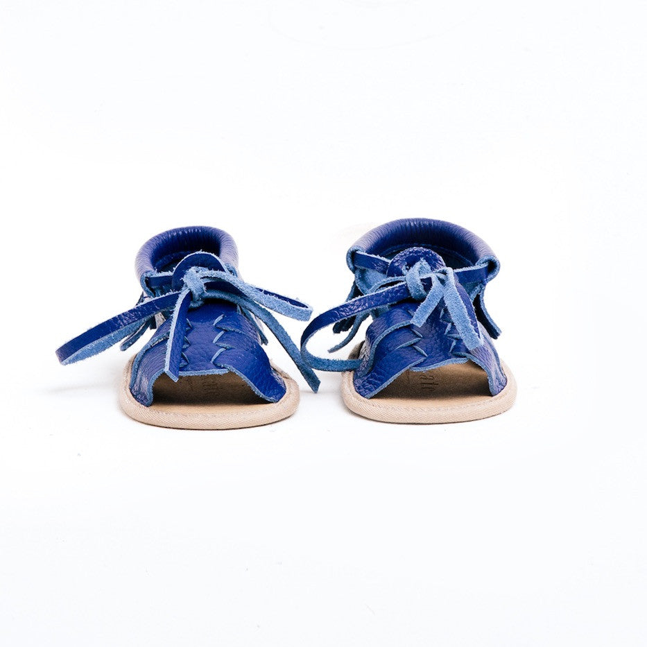 Baby Sandals - Cali Blue for babies toddlers and children, natural leather boys & girls, Kit & Kate Australia Perth 7