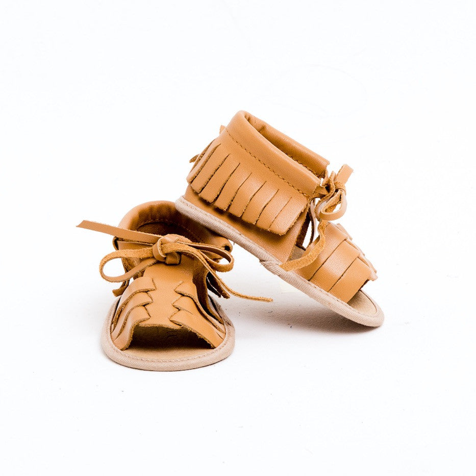 Baby Sandals - Cali Tan for babies toddlers and children, natural leather boys & girls, Kit & Kate Australia Perth 5