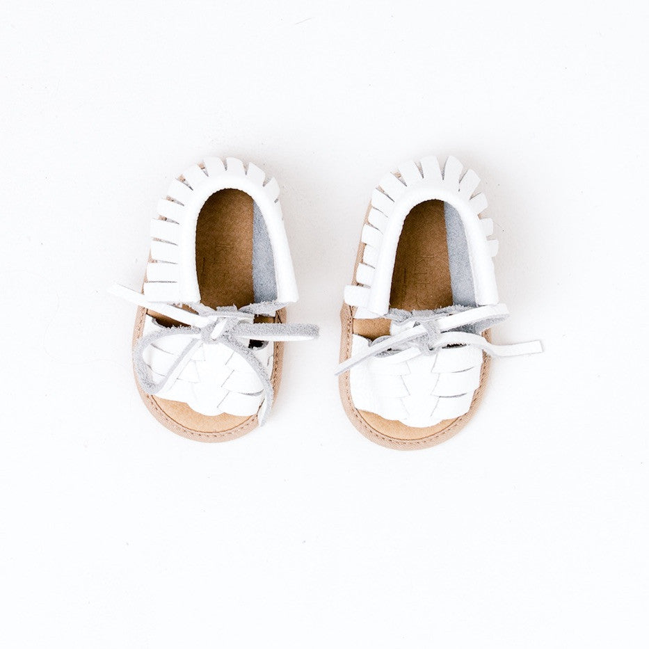 Baby Sandals - Cali White for babies toddlers and children, natural leather boys & girls, Kit & Kate Australia Perth 3