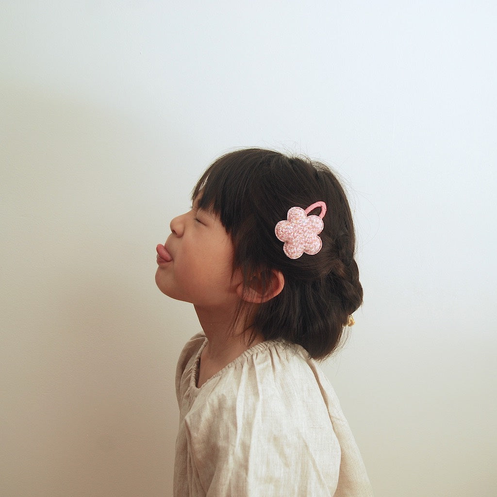 Kit & Kate Cloud Children's Hair Clips - Raspberry