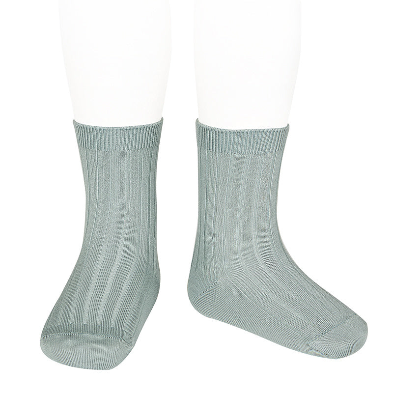 Condor Socks - Ribbed, Knee High - Dry Green Baby & Toddler Socks from Spain in Australia by Kit & Kate