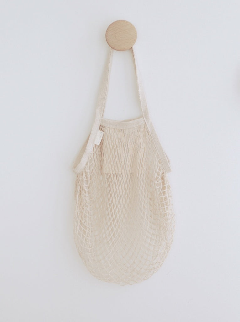 Long Handle Cotton String Bag