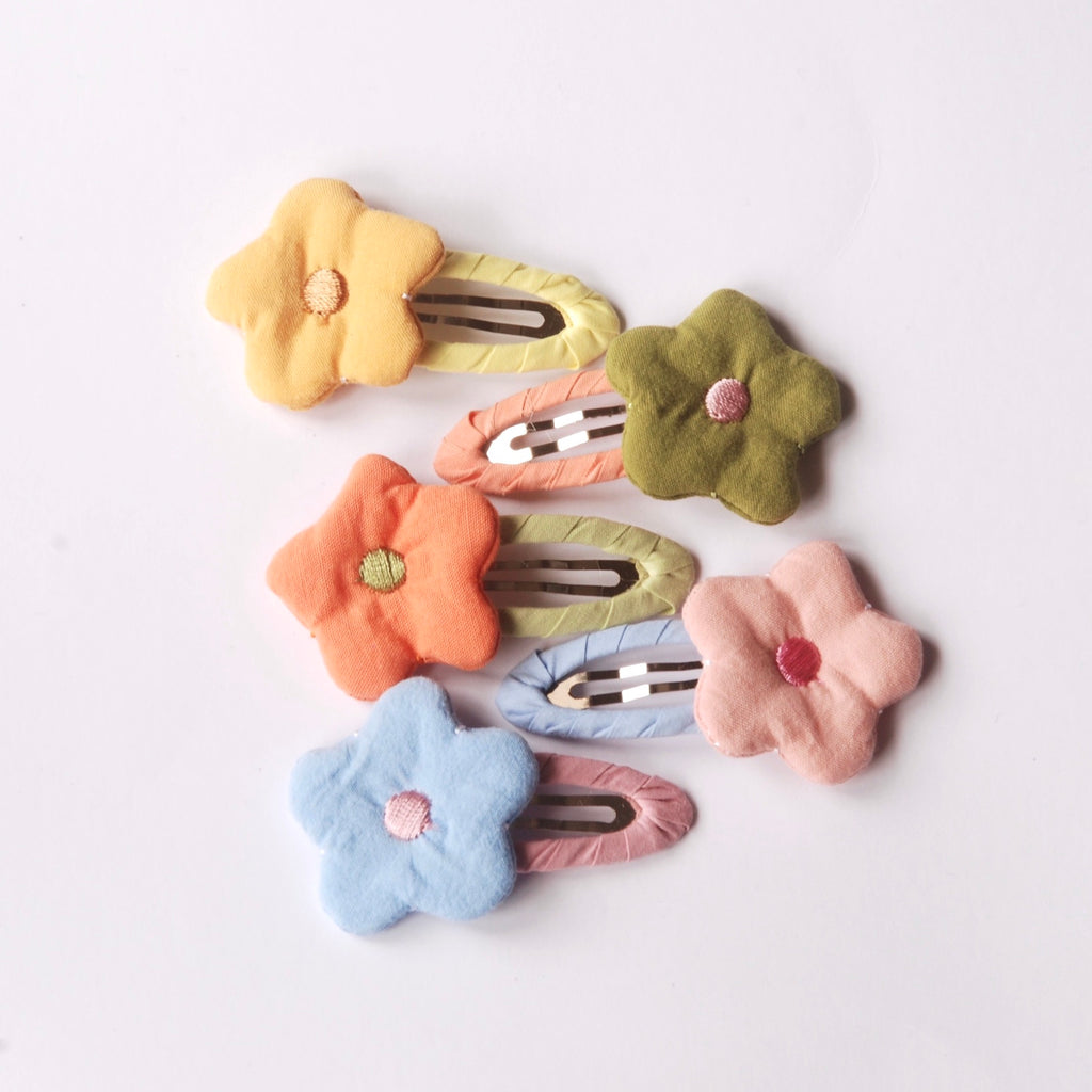 Kit & Kate Sakura Children's Hair Clips - Blue