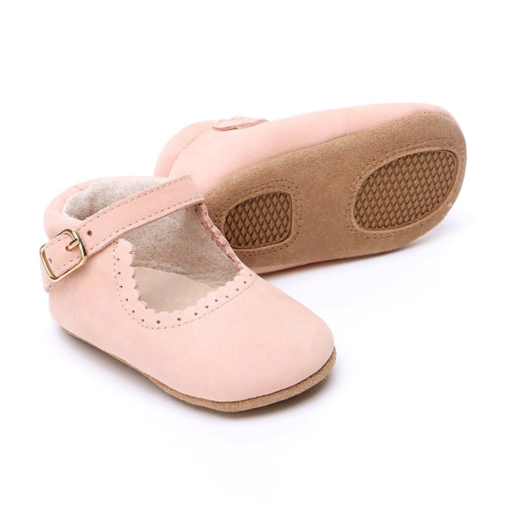 Eleanor Leather Baby Mary Jane Soft soled natural leather Shoes for Babies and Toddlers girls - Kit t& Kate 2