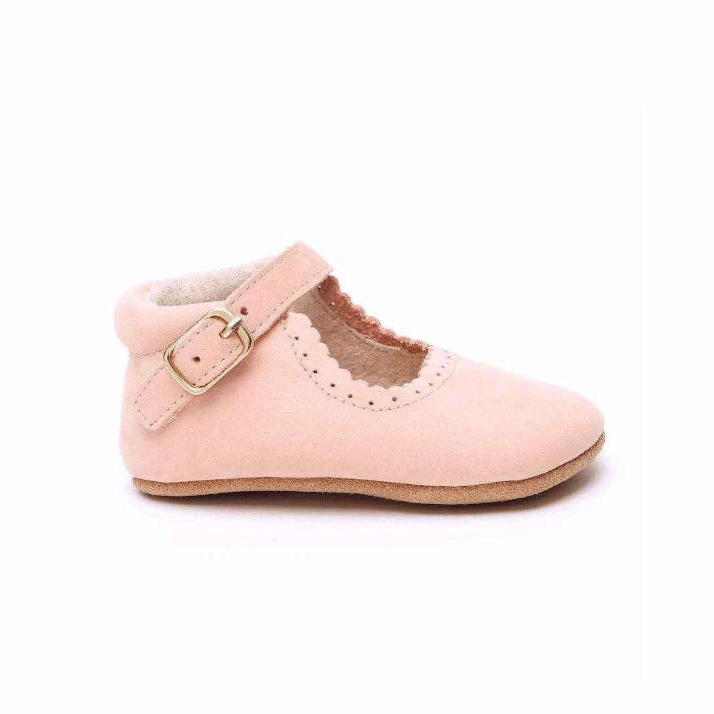 Eleanor Leather Baby Mary Jane Soft soled natural leather Shoes for Babies and Toddlers girls - Kit t& Kate 1