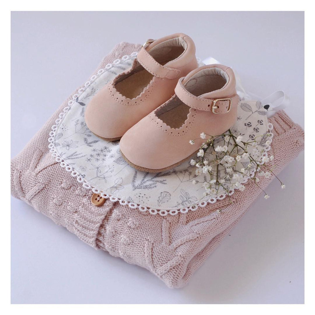 Eleanor Leather Baby Mary Jane Soft soled natural leather Shoes for Babies and Toddlers girls - Kit t& Kate 7
