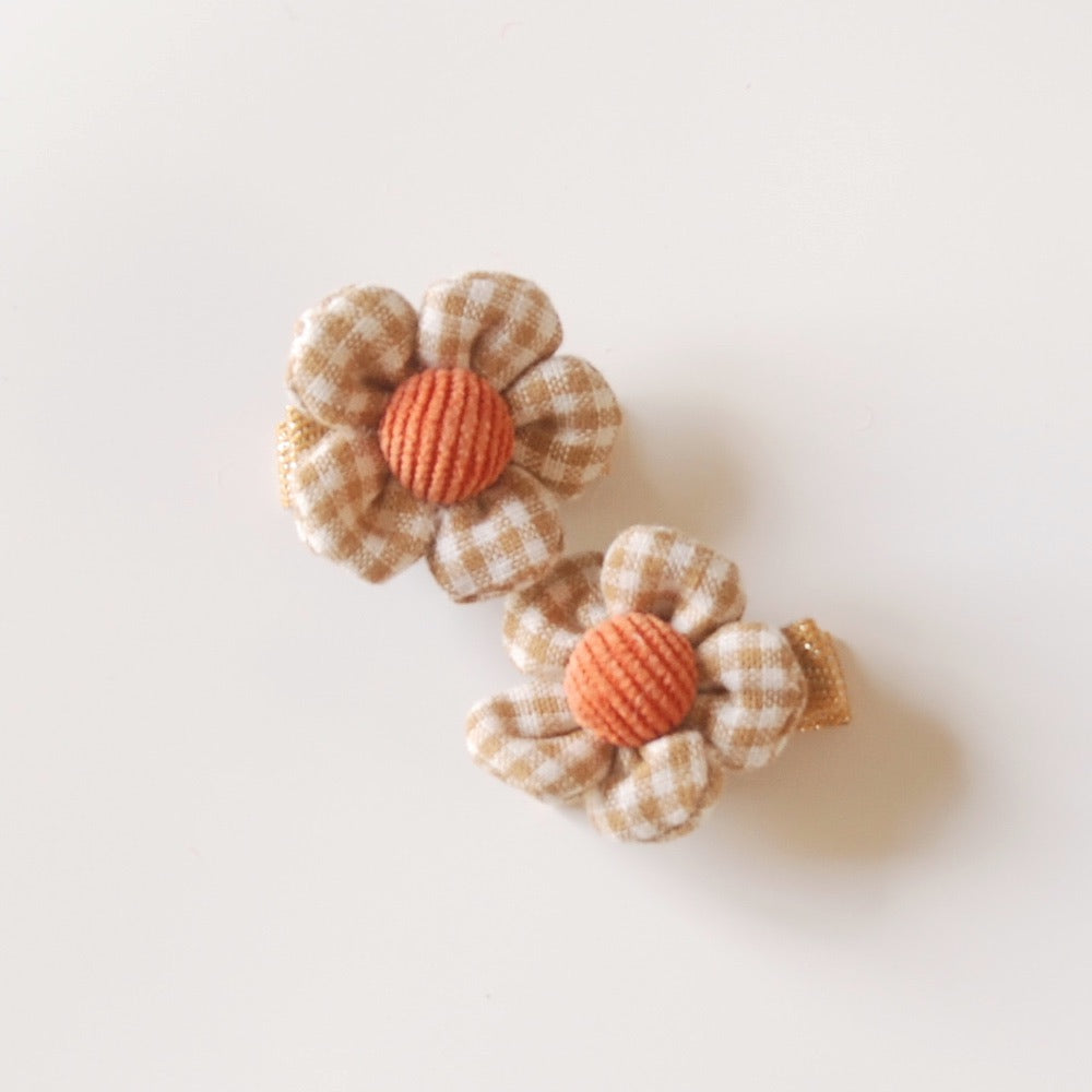 Kit & Kate Fleur Children's Hair Clips - Beige