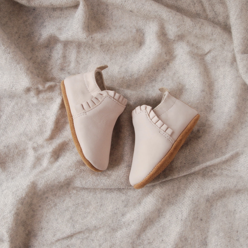 Lacey Baby Slip On Boots Stone Grey