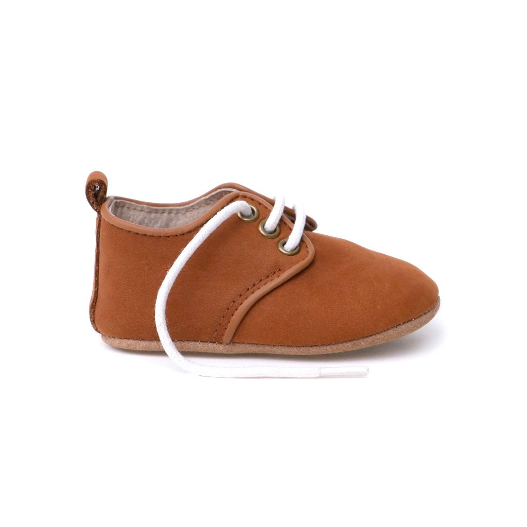 Lovely leather baby oxfords for toddler learning to walk and run - Kit & Kate Australia